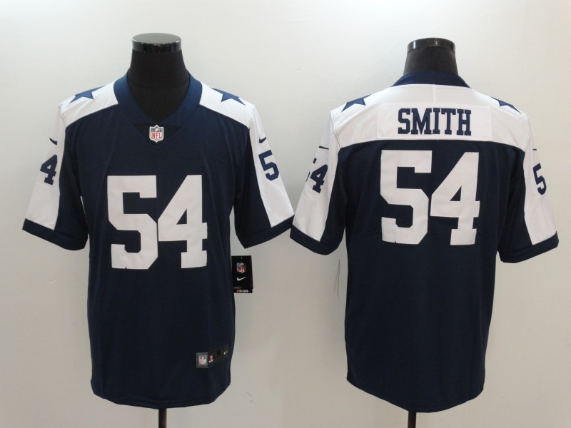 Men's Dallas Cowboys Jaylon Smith #54 Navy Alternate Jersey